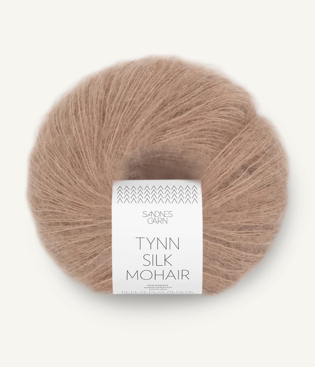 besejret Perle Formindske Tynn Silk Mohair