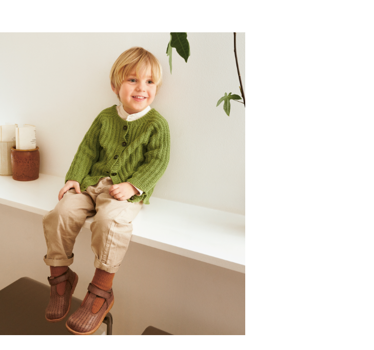 2505 Sommerbaby, Ellis cardigan til baby og småbarn