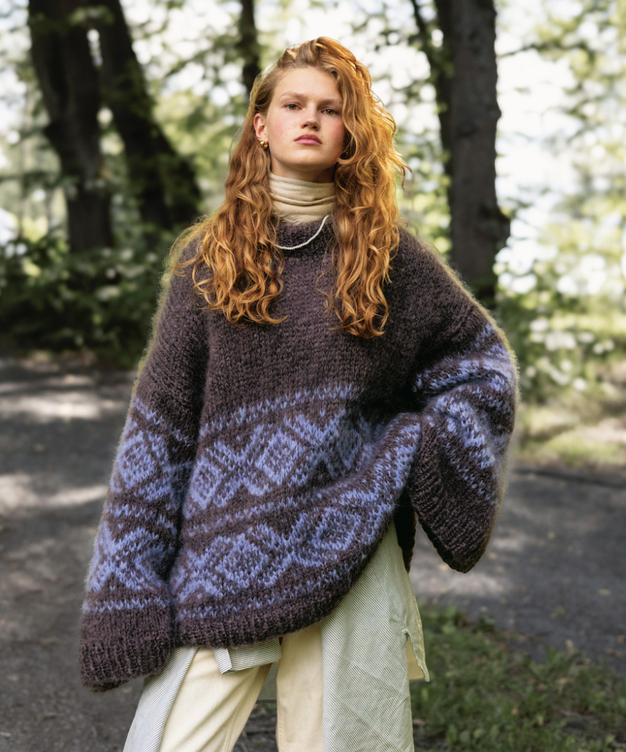 Fun chunky Marius genser Sandnes Garn